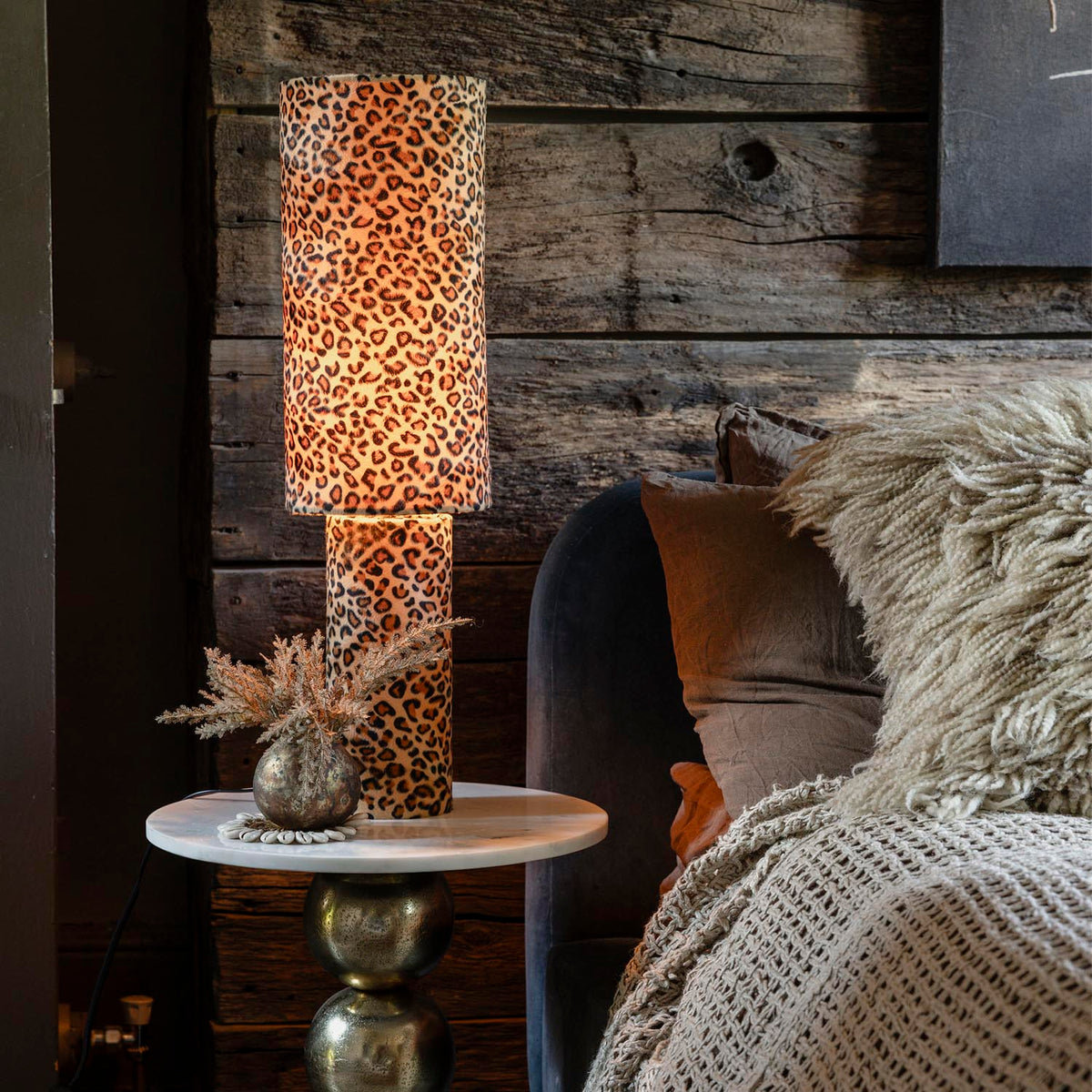Rio Leopard Print Lamp