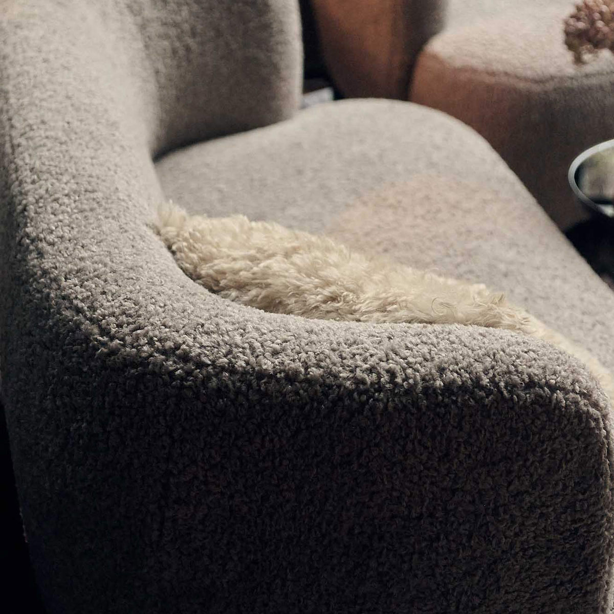 Rosali Boucle Sofa, Taupe
