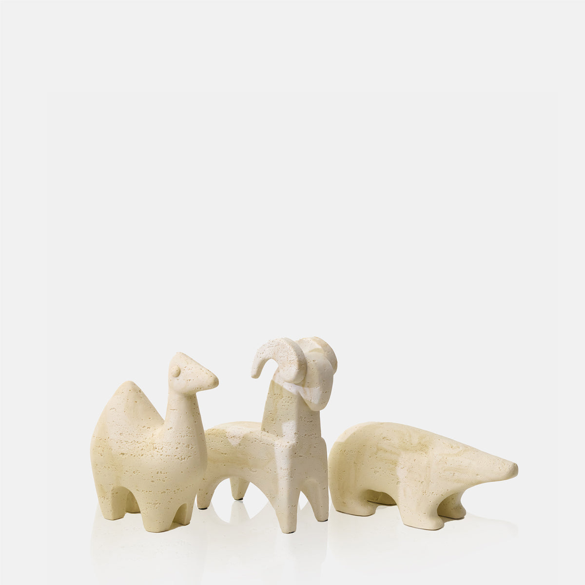 Animal Sculptures - Set of 3