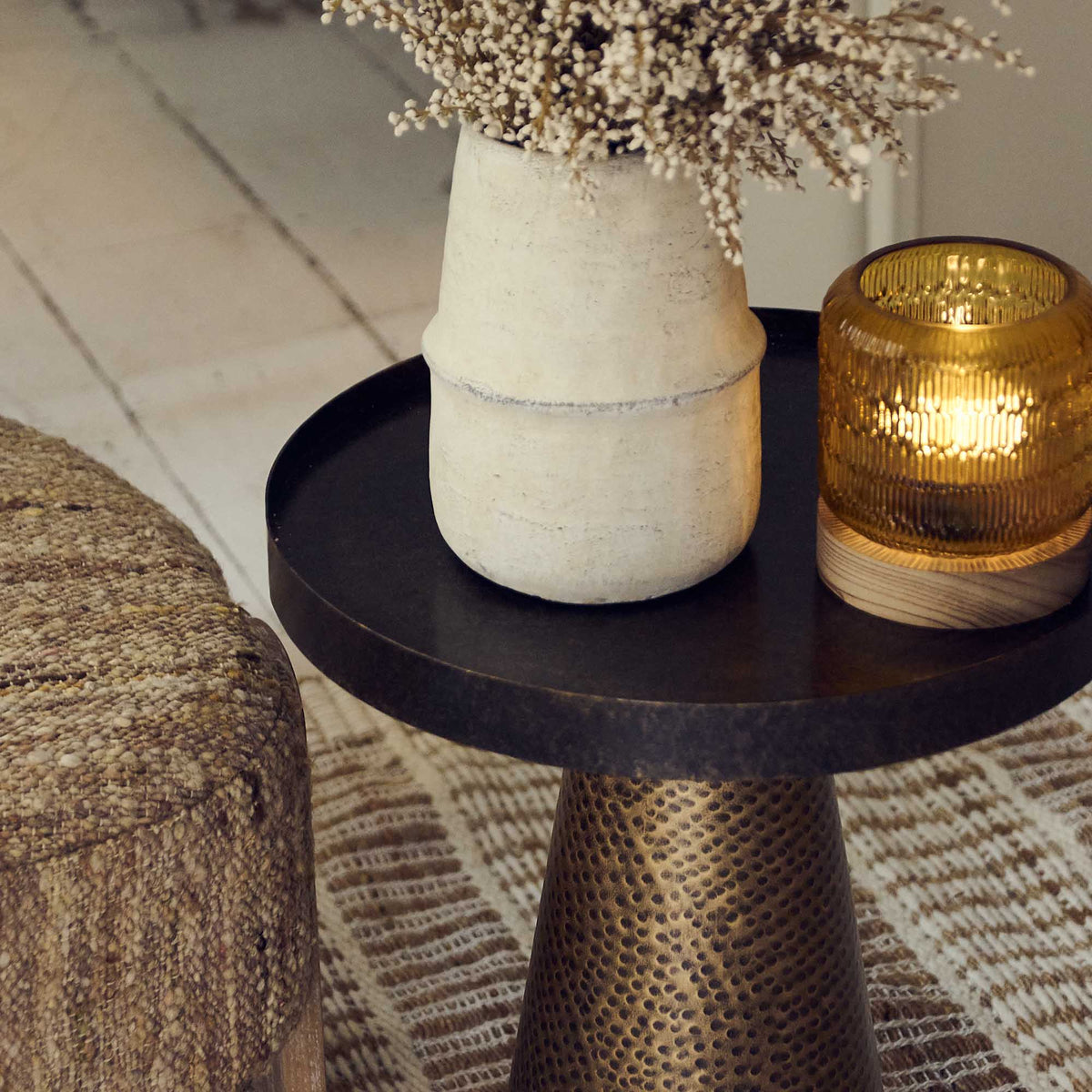Dunham Metal Side Table