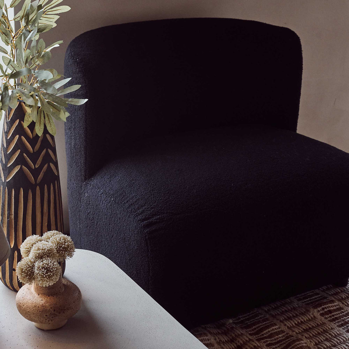 Sigmund Boucle Accent Chair