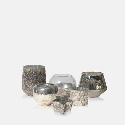 The Silver Candles - Set of 6
