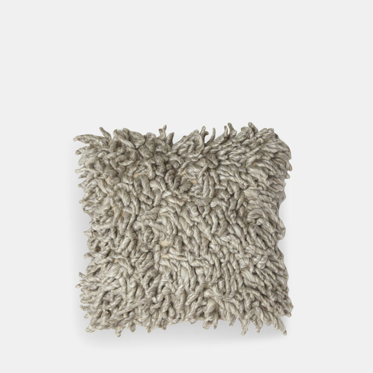 Tabor Textured Square Cushion, Stone