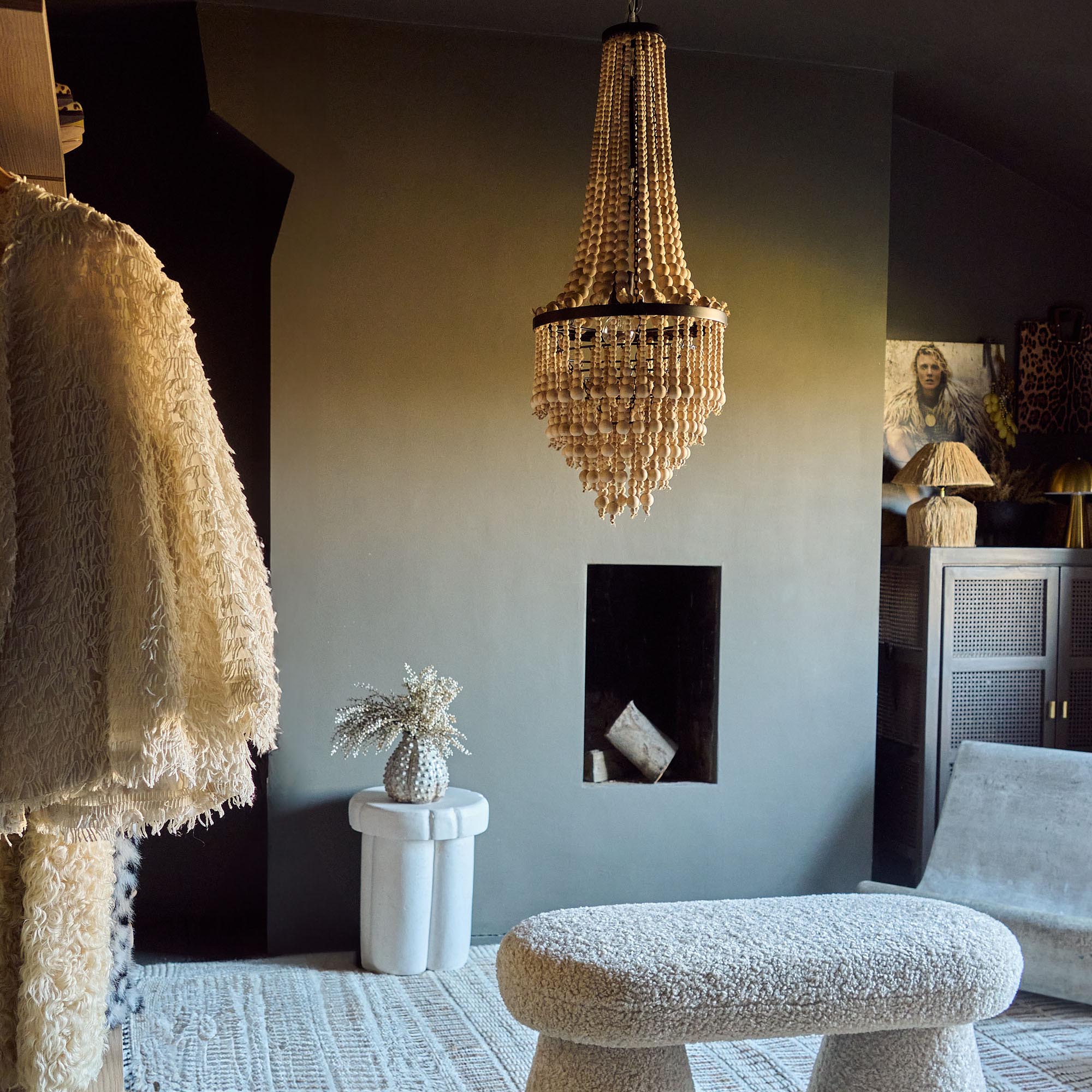 Tara Beaded Chandelier | Statement Chandelier | Abigail Ahern