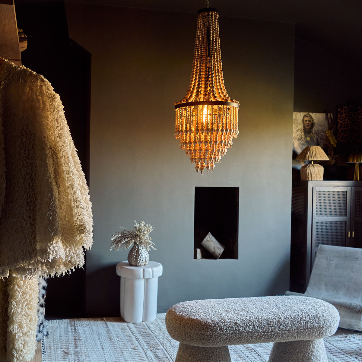 Tara Beaded Chandelier