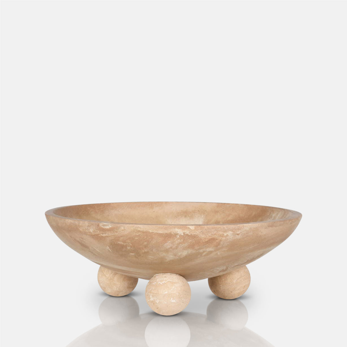 Theo Travertine Bowl
