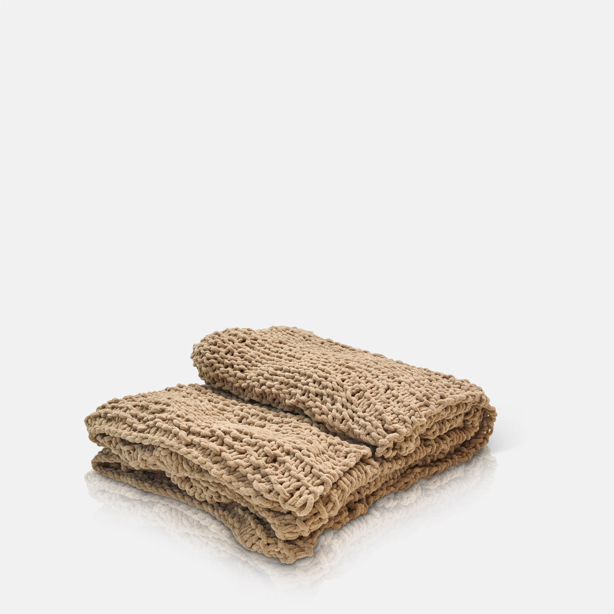 Thornton Knitted Throw, Taupe