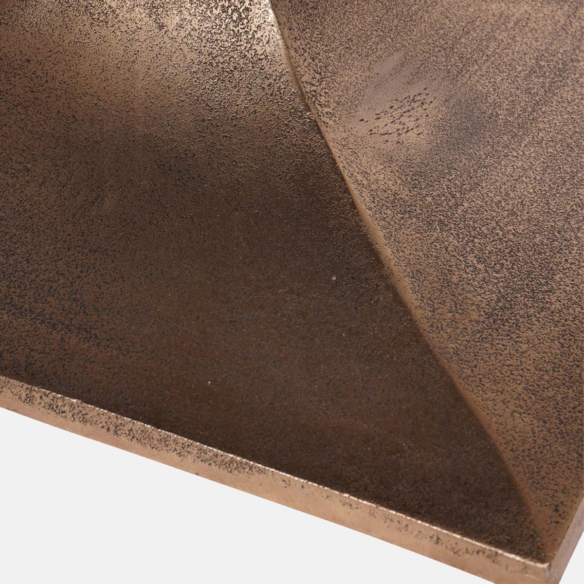 Brass detail of base of coffee table 