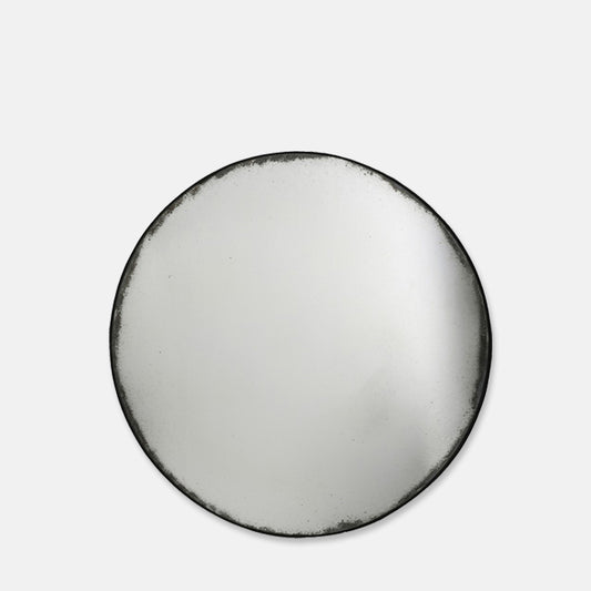 Vintage look, large round mirror